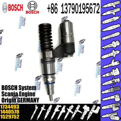 Common rail diesel engine parts fuel injector 1734493 diesel fuel injector 1734493 for SCANIA