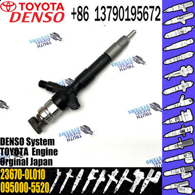 Common Rail Diesel Fuel Injector 23670-0L010 095000-5520 For Toyota