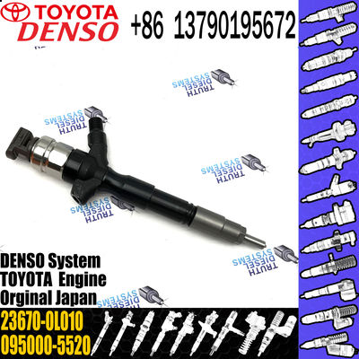 Common Rail Diesel Fuel Injector 23670-0L010 095000-5520 For Toyota