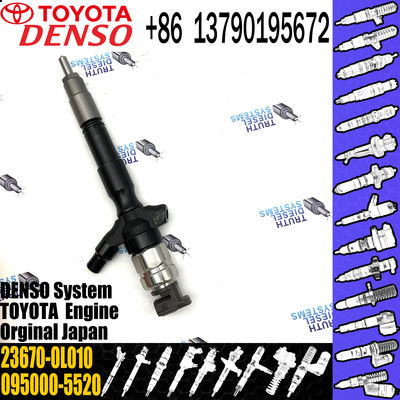 Common Rail Diesel Fuel Injector 23670-0L010 095000-5520 For Toyota