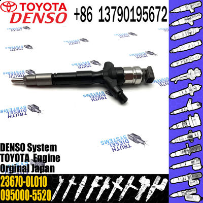 Common Rail Diesel Fuel Injector 23670-0L010 095000-5520 For Toyota
