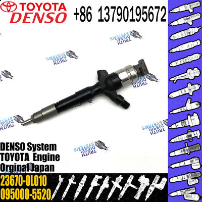 Common Rail Diesel Fuel Injector 23670-0L010 095000-5520 For Toyota