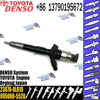 Common Rail Diesel Fuel Injector 23670-0L010 095000-5520 For Toyota