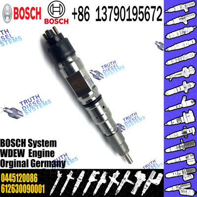 0445120086 Injector Common Rail Injection 0 445 120 086 265 266 127 Diesel Oil Injectors For Bosch Dci11-MS6.3/ZD30K