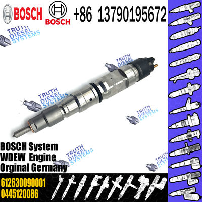Diesel Common Rail Fuel Injector 0 445 120 086 612630090001 for WEICHAI POWER