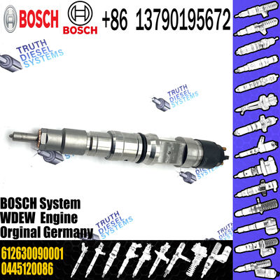 Diesel Common Rail Fuel Injector 0 445 120 086 612630090001 for WEICHAI POWER