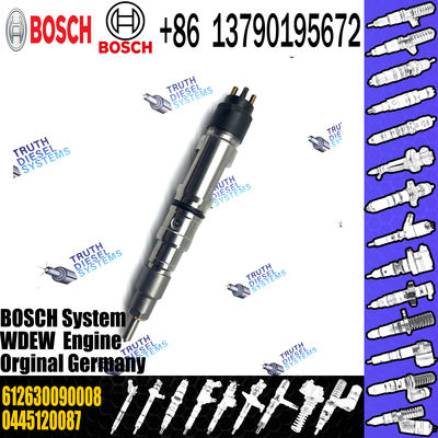 Common Rail Diesel Engine Fuel Injector 0445120087 OEM 612630090008 for WEICHAI WP10