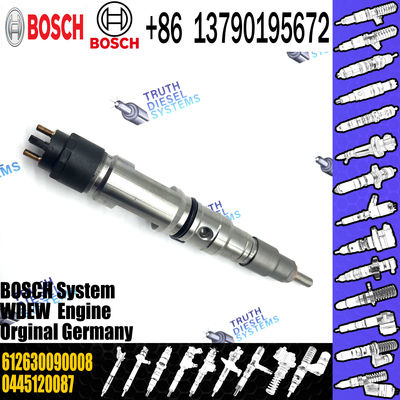 Common Rail Diesel Engine Fuel Injector 0445120087 OEM 612630090008 for WEICHAI WP10
