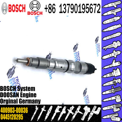High Quality diesel engine parts DX225LC excavator fuel injector assy 0445120295 400903-00036 for Daewoo Doosan DX340