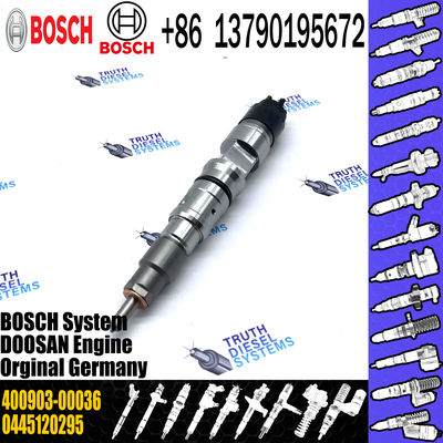 High Quality diesel engine parts DX225LC excavator fuel injector assy 0445120295 400903-00036 for Daewoo Doosan DX340
