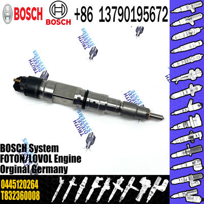 Diesel Fuel Common Rail Injector 0445120192 0445120264 For Cummins Foton