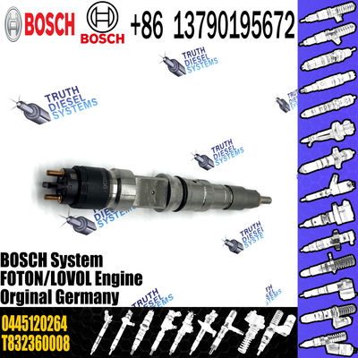 Diesel Fuel Common Rail Injector 0445120192 0445120264 For Cummins Foton