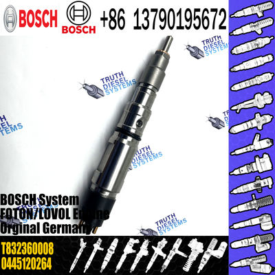 common rail injector 0445120252 5263315 for Cummins industrial engines diesel fuel injector 4981126 0445120252