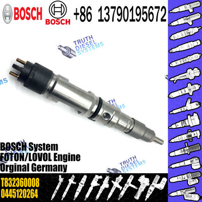common rail injector 0445120252 5263315 for Cummins industrial engines diesel fuel injector 4981126 0445120252
