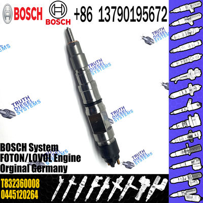 common rail injector 0445120252 5263315 for Cummins industrial engines diesel fuel injector 4981126 0445120252