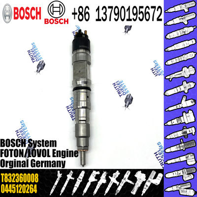 common rail injector 0445120252 5263315 for Cummins industrial engines diesel fuel injector 4981126 0445120252