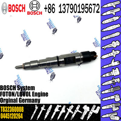 common rail injector 0445120252 5263315 for Cummins industrial engines diesel fuel injector 4981126 0445120252