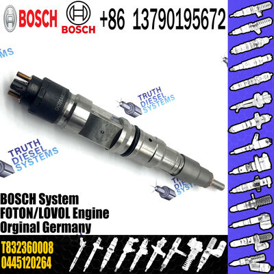 common rail injector 0445120252 5263315 for Cummins industrial engines diesel fuel injector 4981126 0445120252