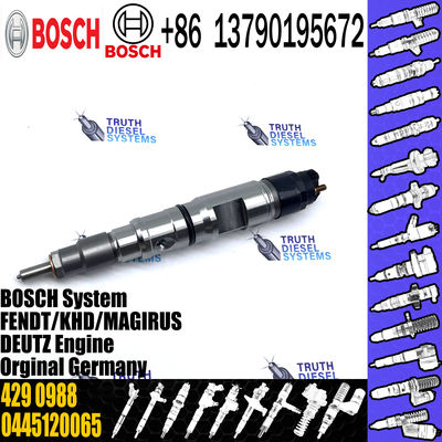 common rail injector 0445120252 5263315 for Cummins industrial engines diesel fuel injector 4981126 0445120252