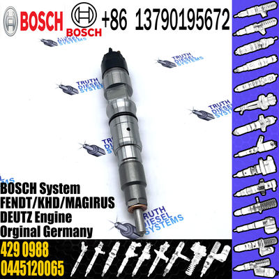 common rail injector 0445120252 5263315 for Cummins industrial engines diesel fuel injector 4981126 0445120252
