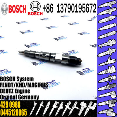 common rail injector 0445120252 5263315 for Cummins industrial engines diesel fuel injector 4981126 0445120252