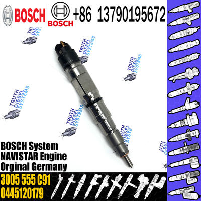 High Quality New Diesel Fuel Injector 0445120179 Common Rail Fuel Injection Nozzle 3005 555 C91 For NAVISTAR