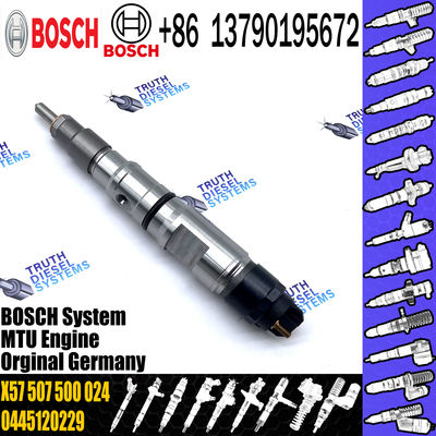 High Quality New Diesel Fuel Injector 0445120229 Common Rail Injector X57 507 500 024 For MTU
