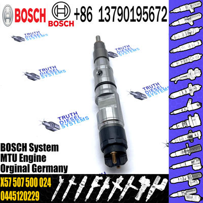 High Quality New Diesel Fuel Injector 0445120229 Common Rail Injector X57 507 500 024 For MTU