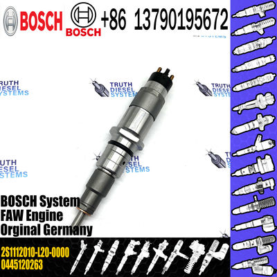 common rail injector 0445120252 5263315 for Cummins industrial engines diesel fuel injector 4981126 0445120252
