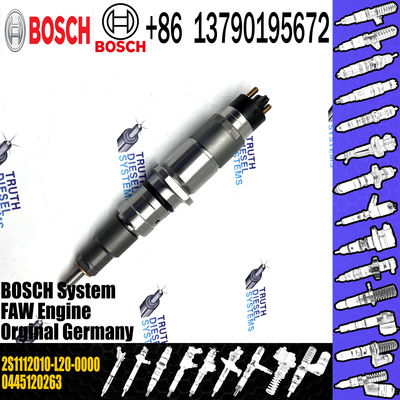 common rail injector 0445120252 5263315 for Cummins industrial engines diesel fuel injector 4981126 0445120252