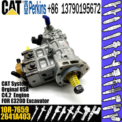 High quality Excavator E312D E315D Diesel Pump 2641A403 2641A405 10R-7659 C4.2 C4.4 Fuel Injection Pump 324-0532 295-912