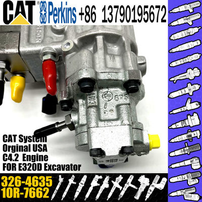 6 Cylinder Diesel Engine Fuel Pump 326-4635 For Caterpillar 320D Excavator