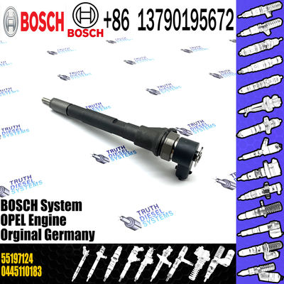 Fuel Injection Common Rail Fuel Injector 0445110183 FOR Bosch OPEL FIAT VAUXHALL 0986435102 55197124 55197875 9S51-9F593
