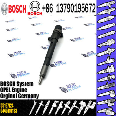 Fuel Injection Common Rail Fuel Injector 0445110183 FOR Bosch OPEL FIAT VAUXHALL 0986435102 55197124 55197875 9S51-9F593