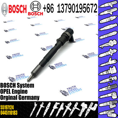 Fuel Injection Common Rail Fuel Injector 0445110183 FOR Bosch OPEL FIAT VAUXHALL 0986435102 55197124 55197875 9S51-9F593