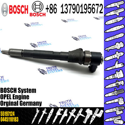 Fuel Injection Common Rail Fuel Injector 0445110183 FOR Bosch OPEL FIAT VAUXHALL 0986435102 55197124 55197875 9S51-9F593