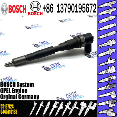Fuel Injection Common Rail Fuel Injector 0445110183 FOR Bosch OPEL FIAT VAUXHALL 0986435102 55197124 55197875 9S51-9F593