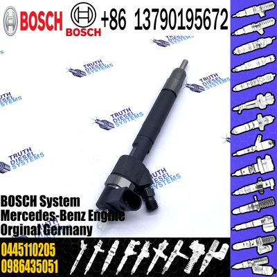 High Quality Diesel Engine Fuel Common Rail Injector 0 445 110 205 0445110205