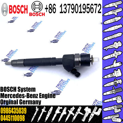 High Quality Diesel Injector 0445110098 0445110097 for BOSCH ,High Pressure Common Rail Injector 0986435039