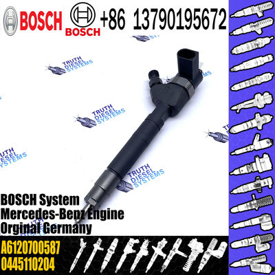 High Quality Common Rail Fuel Injector 0445110204 A6120700587 0 445 110 204 Injector Brand New