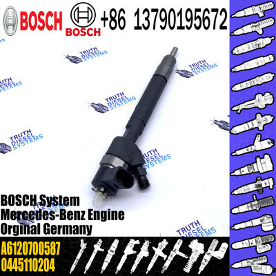 High Quality Common Rail Fuel Injector 0445110204 A6120700587 0 445 110 204 Injector Brand New