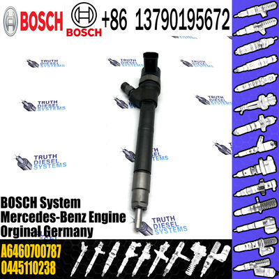 Original New Injector A6460700787 0445110237 0445110238 Common Rail Fuel Diesel Injector For Mercedes