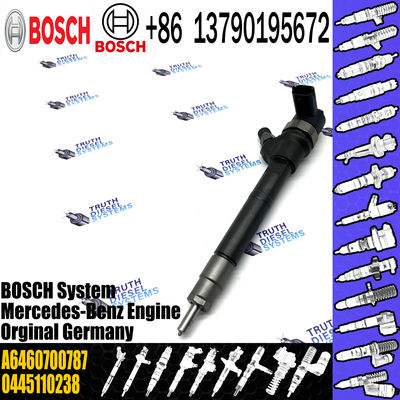 Original New Injector A6460700787 0445110237 0445110238 Common Rail Fuel Diesel Injector For Mercedes