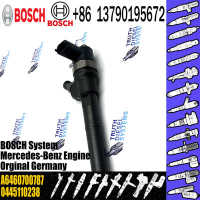 Original New Injector A6460700787 0445110237 0445110238 Common Rail Fuel Diesel Injector For Mercedes