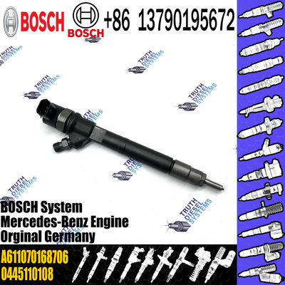 0445110189 6110701687 A611070168706 Diesel Engine Common Rail Assembly Fuel Injectors
