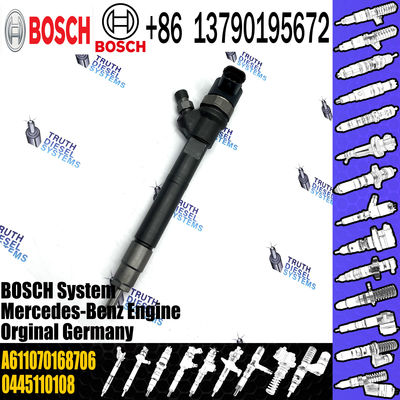 0445110189 6110701687 A611070168706 Diesel Engine Common Rail Assembly Fuel Injectors