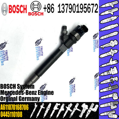 0445110189 6110701687 A611070168706 Diesel Engine Common Rail Assembly Fuel Injectors