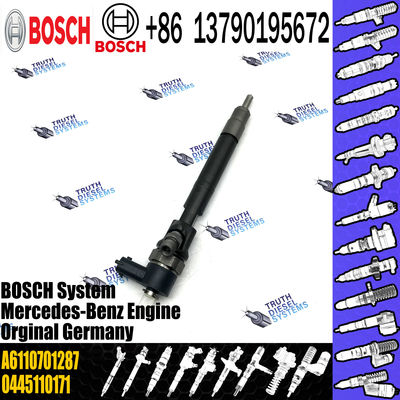 High Performance Fuel Injector Assembly 0445110106 Diesel Engine Fuel Injector A6110701287 For Mercedes Benz