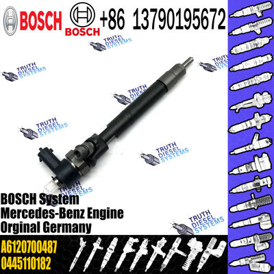 New Bosch Fuel Injector 0445110106 0445110070 0445110097 0445110182 0986435039 A6120700487 for Mercedes Benz