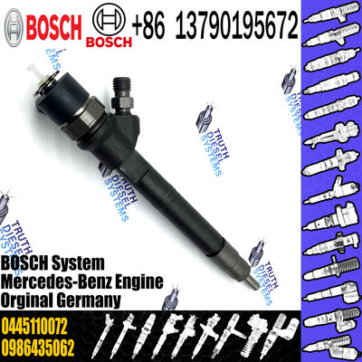 Fuel Injector Assembly 0445110072 0 445 110 072 For 6110701787 A6110701787 OM 611.962 Diesel Engine